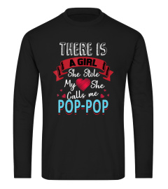 Father's Day Gifts T-Shirt for Pop-pop from Daughter New Dad