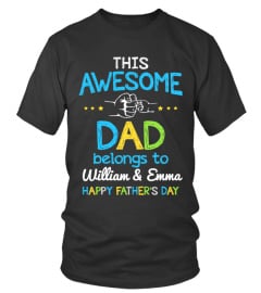 THIS AWESOME DAD BELONGS TO