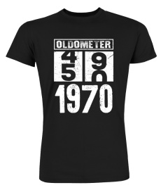 Oldometer 49 50 Born In 1970 Funny Birthday Dad Gift T-Shirt