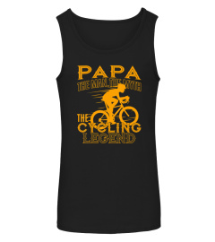 Papa The Man The Myth The Cycling Legend Cool T-shirt Gift