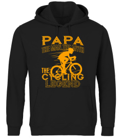 Papa The Man The Myth The Cycling Legend Cool T-shirt Gift