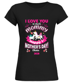 Unicorn I Love You So Much Mommy TL2904080a