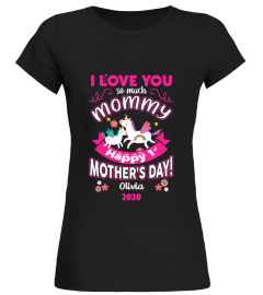 Unicorn I Love You So Much Mommy TL2904081a