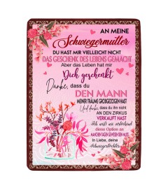 Decke für Schwiegermutter Geschenke für die Geburtstags Schwiegermutter Geschenke für die Geburtstags  Muttertagsgeschenke