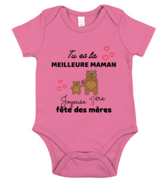 Body bébé meilleure maman fête des mères idée cadeau