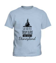 T shirt enfant body bébé la vie est trop dure j'me casse à disneyland