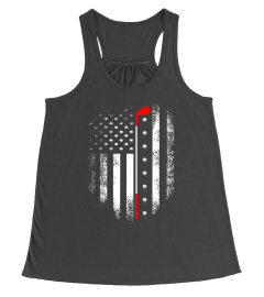 Vintage American USA Flag Golf T-Shirt golfer Cool Gift
