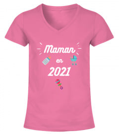 T shirt future maman 2021 cadeau femme enceinte