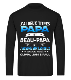 J'AI DEUX TITRES PAPA ET BEAU PAPA