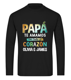 Papá, te amamos con todo el corazón