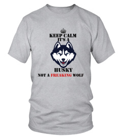 keep calm its a husky not a freaking wolf