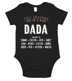 This awesome one of a kind Dada - Personalized names