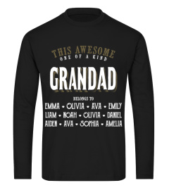 This awesome one of a kind Grandad - Personalized names