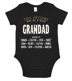 This awesome one of a kind Grandad - Personalized names