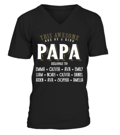 This awesome one of a kind Papa - Personalized names v2