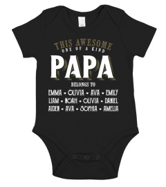 This awesome one of a kind Papa - Personalized names v2