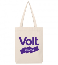 #VoteVolt Natural Tote Bag