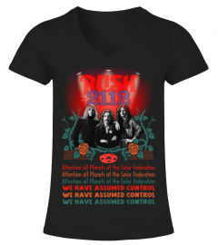 Rush custom T Shirt. Attention all planets of the solar federation. We Have Assumed Control. 2112