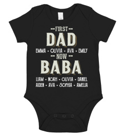 First Dad - Now Baba - Personalized Names