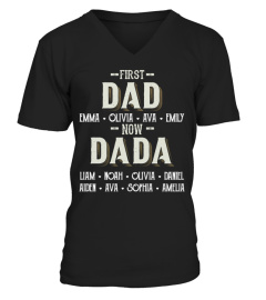 First Dad - Now Dada - Personalized Names