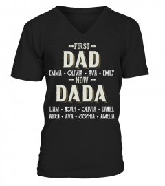 First Dad - Now Dada - Personalized Names