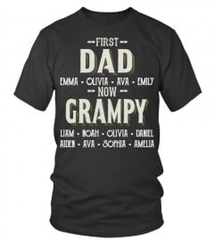First Dad - Now Grampy - Personalized Names