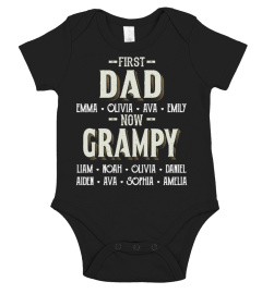 First Dad - Now Grampy - Personalized Names