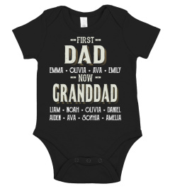 First Dad - Now Granddad - Personalized Names