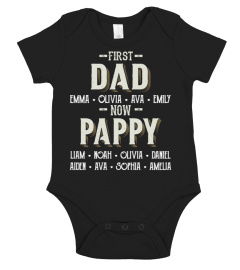 First Dad - Now Pappy - Personalized Names