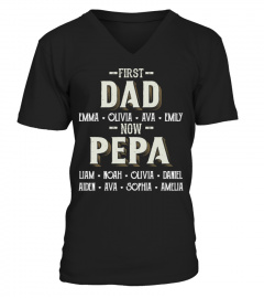 First Dad - Now Pepa - Personalized Names