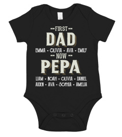 First Dad - Now Pepa - Personalized Names