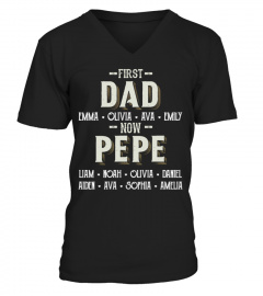 First Dad - Now Pepe - Personalized Names