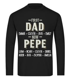 First Dad - Now Pepe - Personalized Names