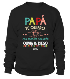 papá, te quiero con todo mi corazón. ¡Feliz día del padre