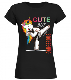 Cute But Dangerous Funny Karate Shirt
