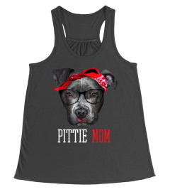 Pittie Mom Pitbull Dog Lovers Mothers Day Gift T-shirt Women