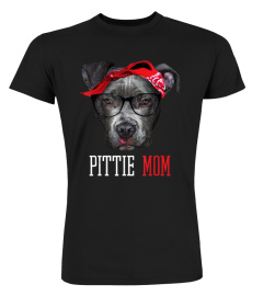 Pittie Mom Pitbull Dog Lovers Mothers Day Gift T-shirt Women