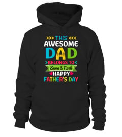 THIS AWESOME DAD BELONGS TO HAPPY FATHER'S DAY