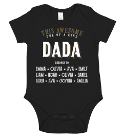 This awesome one of a kind Dada - Personalized names v2