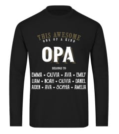 This awesome one of a kind Opa - Personalized names