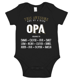 This awesome one of a kind Opa - Personalized names