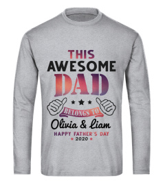 THIS AWESOME DAD BELONGS TO