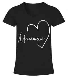 Womens Mawmaw Gift Grandma Christmas Mother's Day T-Shirt