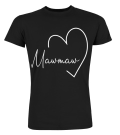 Womens Mawmaw Gift Grandma Christmas Mother's Day T-Shirt