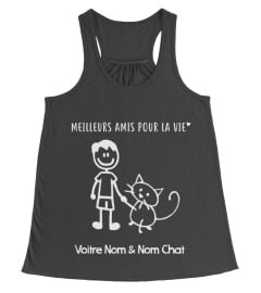 MEILLEURS AMIS POURLA VIE "VOITRE NOM & NOM CHAT"