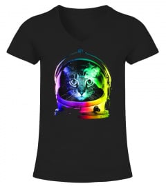 Astronaut cat T-Shirt space cat Tee for men, women, kids