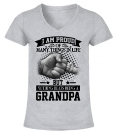 Proud Granpa T-Shirt, Grandpa And Grandkid, Grandpa Gift, Grandpa Shirt, GIft For Him, Fist Pump Gift, Grandfather Tee, Father's Day Shirt