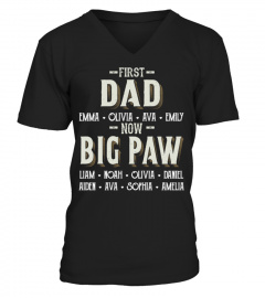 First Dad - Now Big Paw - Personalized Names - Favitee