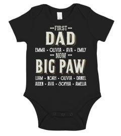 First Dad - Now Big Paw - Personalized Names - Favitee