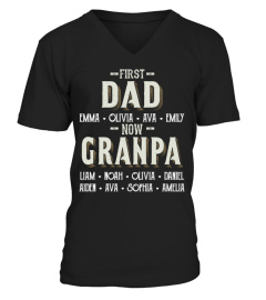 First Dad - Now Granpa - Personalized Names - Favitee